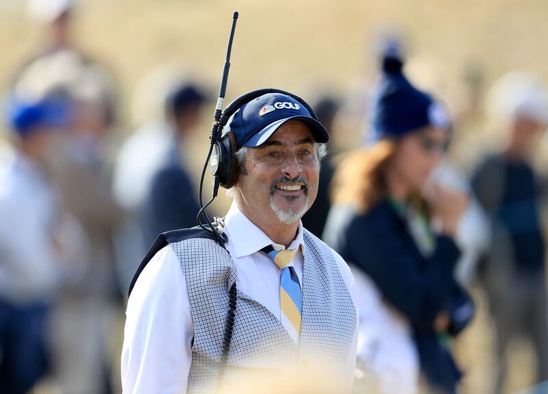 Feherty, working with US broadcaster CBS Television, on course during the afternoon foursome matches of the 2018 Ryder Cup at Le Golf National, Paris, France, on September 28th, 2018. Photograph: David Cannon/Getty Images
