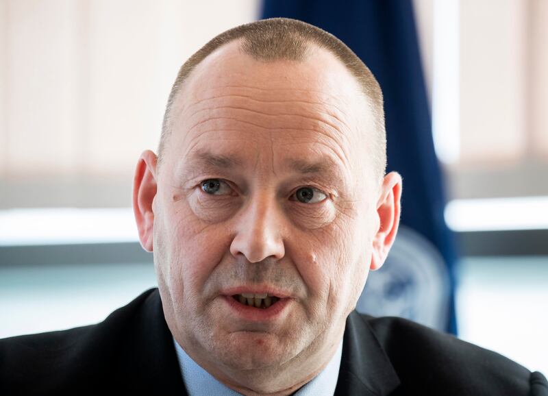 Det Supt Eddie Carroll at a public appeal for information on the 30th anniversary of the disappearance of Annie McCarrick. Photograph: Colin Keegan/Collins