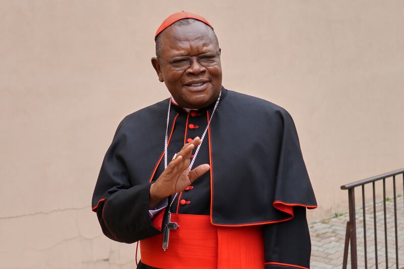 Cardinal Fridolin Ambongo Besungu. Photograph: Andrew Medichini/AP