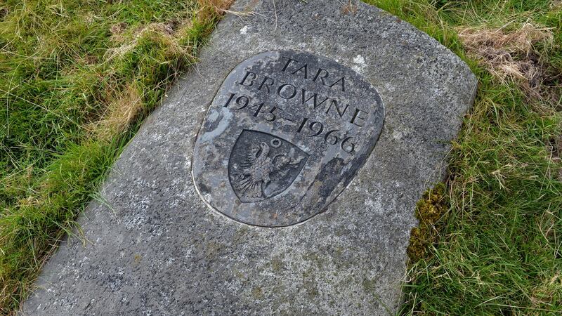 The grave of Tara Browne, at Lugalla, Co Wicklow: he is the subject of Paul Howard’s new book I Read the News Today, Oh Boy. Photograph: Eric Luke / The Irish Times