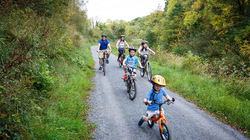 Biking on Drumleague Lock Looped Cycle Trail