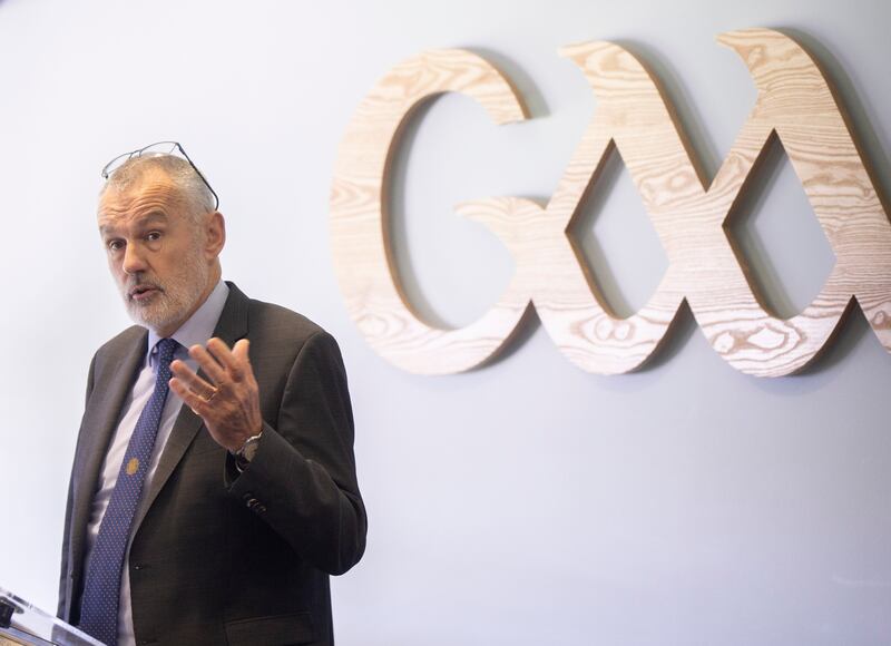 Larry McCarthy: was quick to make the connection between abuse – both verbal and physical – of referees and the difficulty in recruiting and retaining match officials. Photograph: Tom Maher/Inpho 