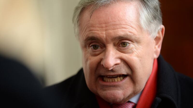 Brendan Howlin. Joan Burton said it would be ‘unfair’ if his leadership was discussed before he outlines how Labour will increase its popularity, and win more local authority seats, next spring. Photograph: Dara Mac Dónaill