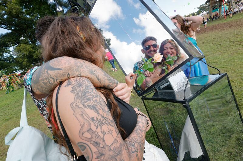 Anne Costgan and Jonathan Flynn from Athy. Photograph: Alan Betson/The Irish Times

