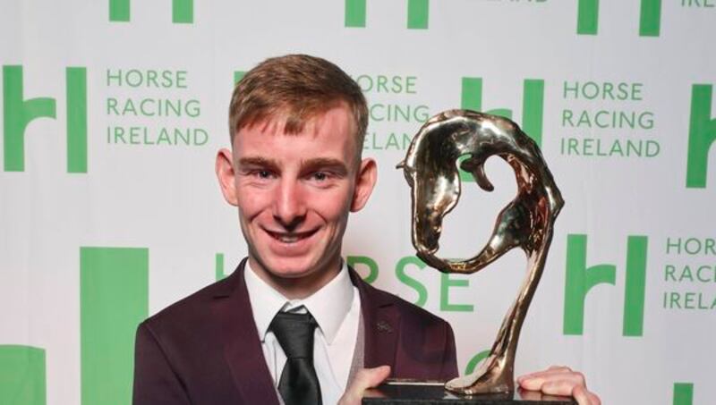 Wesley Joyce was honoured with the Flat Achievement Award at the Racing Ireland Awards last December. Photograph: Pat Healy/Fennell Photography