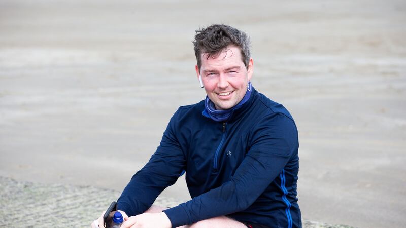 Emmet McCabe pictured on Burrow Beach in Sutton, Dublin. Photograph: Tom Honan/The Irish Times