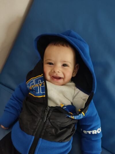 An undated photograph provided via Nour Barda shows his son, Jihad Barda, who was trapped with his parents in a storage closet at Shifa Hospital in the Gaza Strip in March as Israeli troops attacked. 