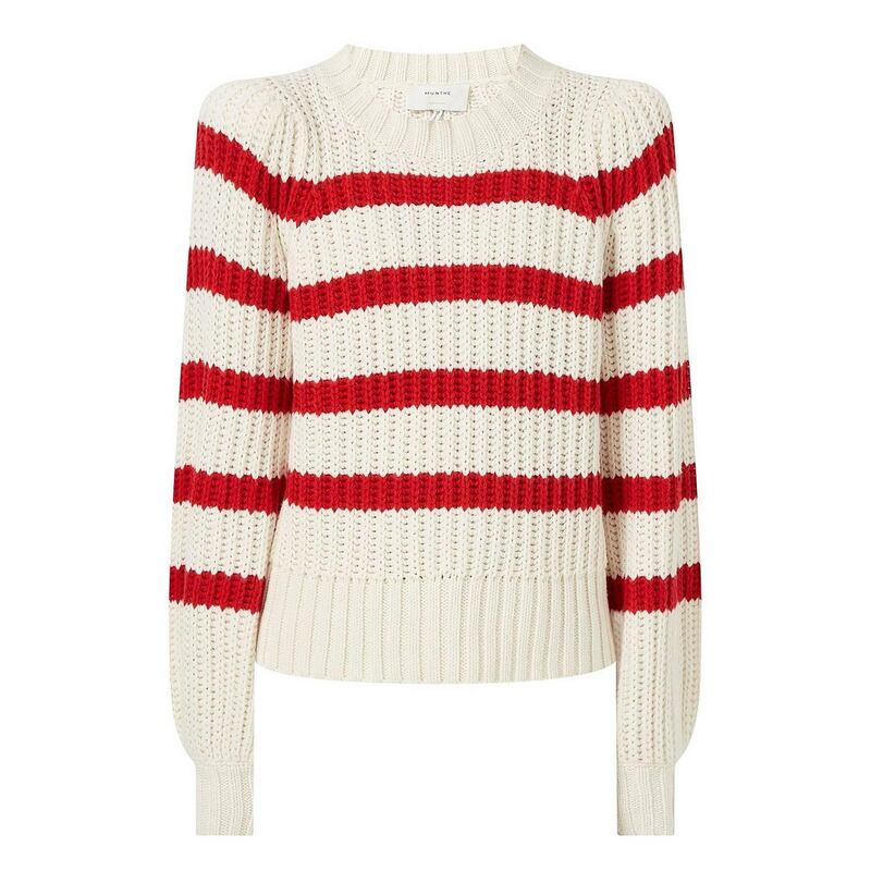 Stripe knit by Munthe, €240, Arnotts