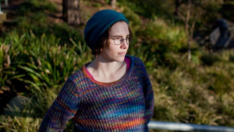 Amanda Knox in Kobe Terrace Park in Seattle last weekend. Knox elected to stay in her hometown during yesterday’s ruling. Photograph: Peter Dicampo/The New York Times