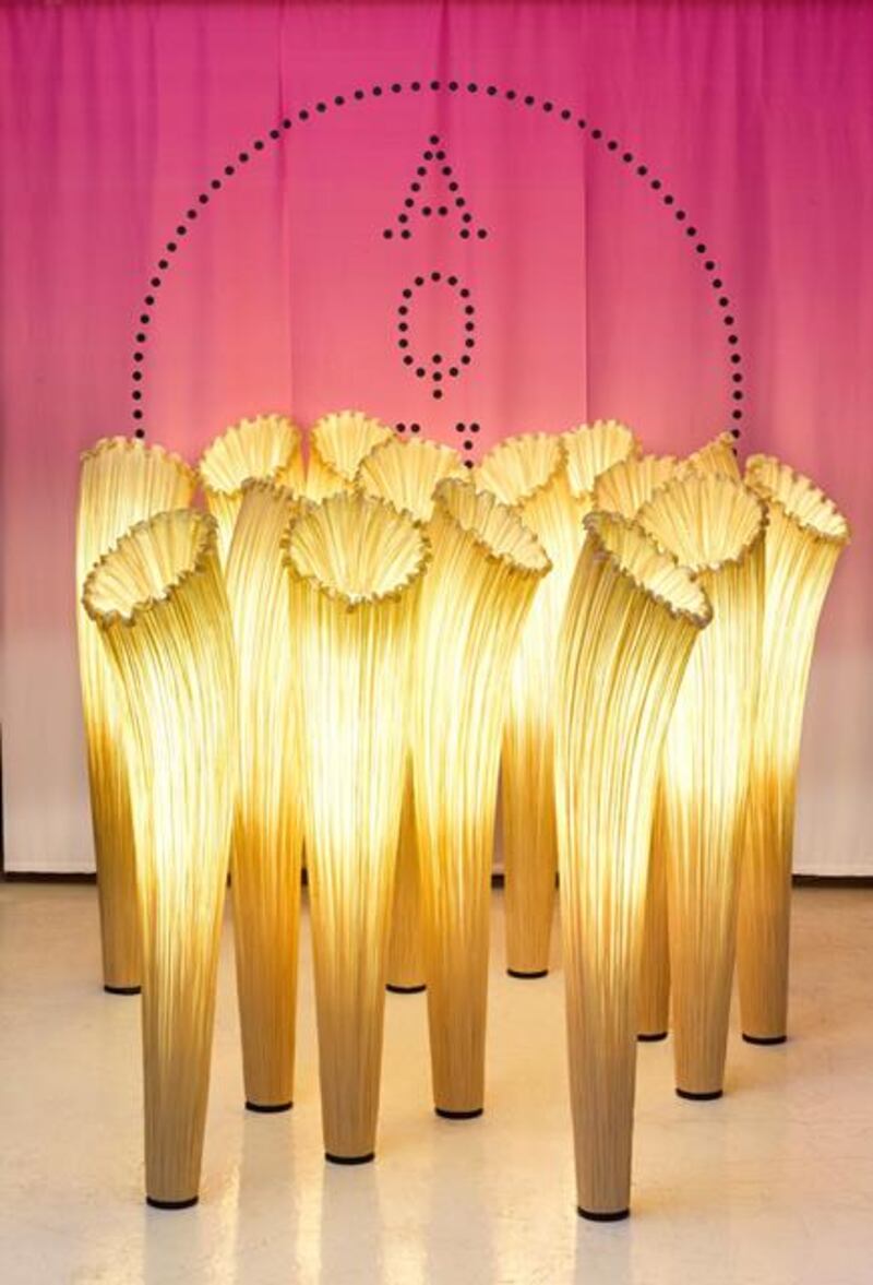 Horn lamp by Aqua Creations