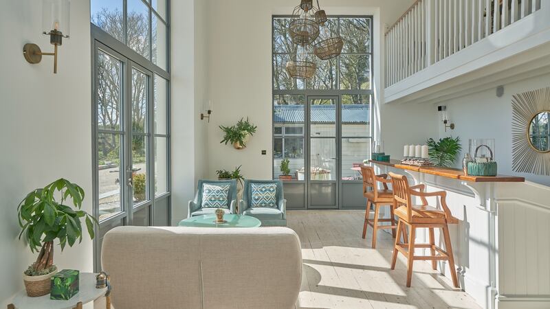 Kitchen/livingroom in later extension