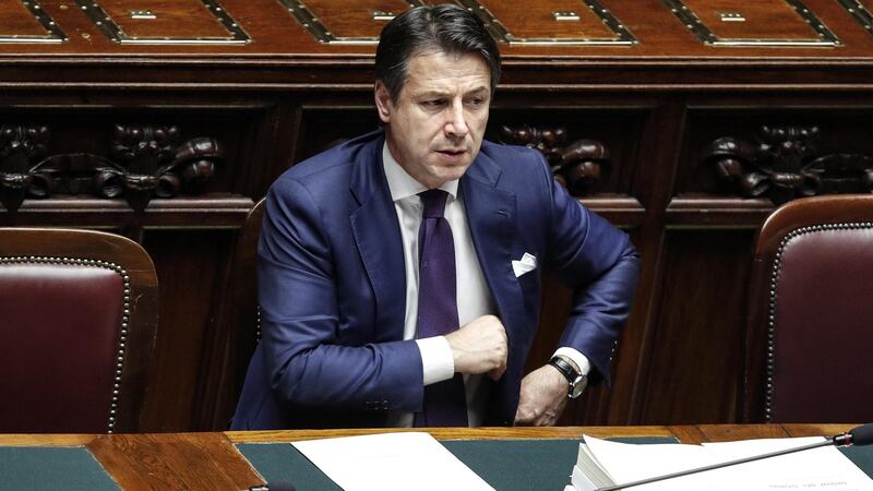 Italian prime minister Giuseppe Conte.