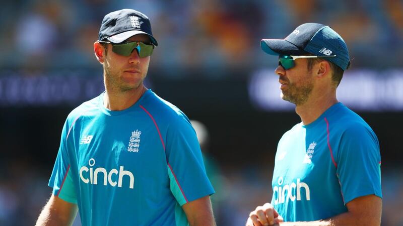 Stuart Broad and James Anderson are both in the England squad for Adelaide. Photograph: Chris Hyde/Getty