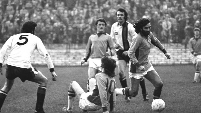 Best dribbles with the ball during the game against Bohemians at Turner’s Cross. Photo: Irish Examiner archive
