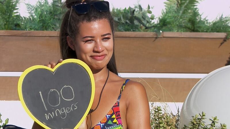 High score: Montana during one of the shows challenges. Photograph: ITV