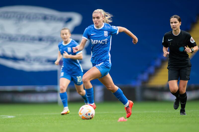 Birmingham's Jamie Finn. Photograph: Peter Lopeman