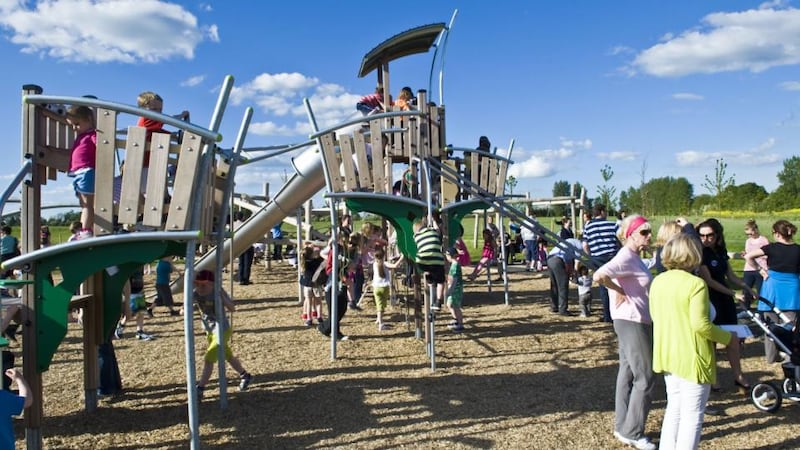 The playground in St Catherines Park, Lucan. Photograph: Kevin Mcfeely