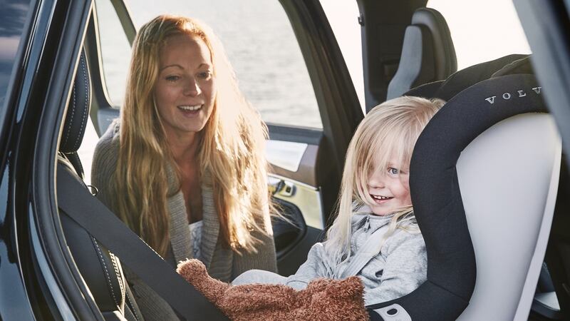 “There is a lot of misunderstanding around the sort of seats that children should be kept in and at what age,” Volvo’s David Thomas says. Photograph: Volvo Cars