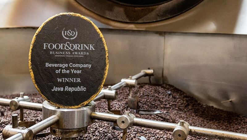 Java Republic took home the Beverage Company of the Year award at the Food & Drink Business Awards 2019