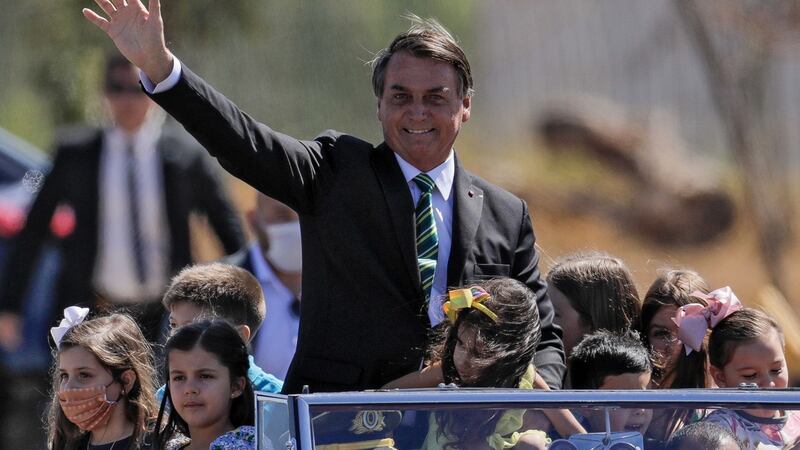 Brazilian president Jair Bolsonaro. Photograph: Sergio Lima/AFP via Getty