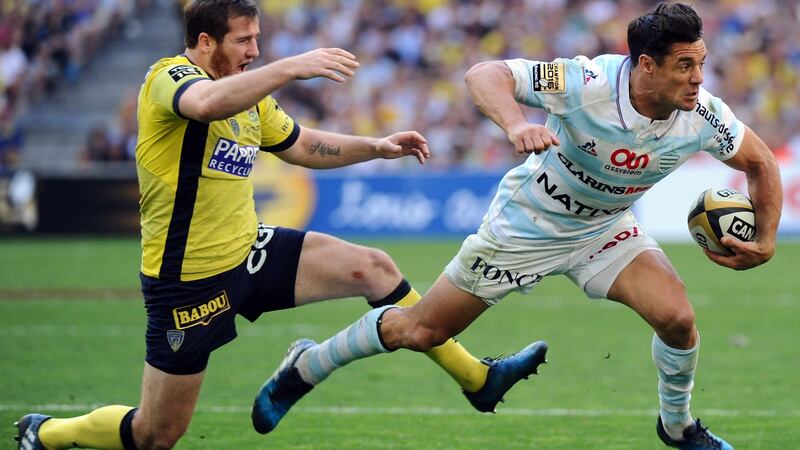 Dan Carter in action for Racing 92 against Clermont in 2017. Photograph: Franck Pennant/AFP/Getty