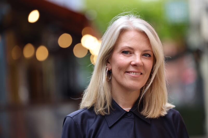 Sarah Crossan: Hey, Zoey is a human story, about connection, isolation, family. Photograph: Dara Mac Dónaill