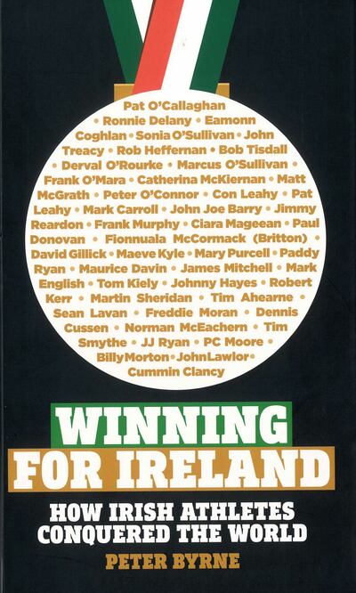 The front cover of Peter Byrne's forthcoming book.