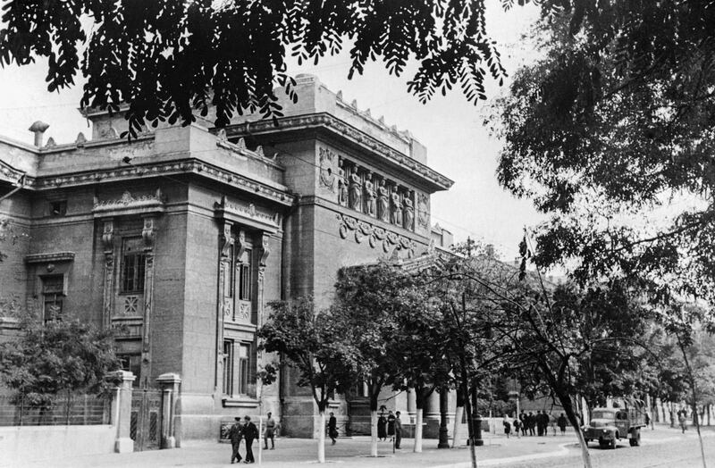City hall in Odesa, Ukraine, photographed during the 1940s when the country was part of the USSR. Photograph: AFP/Getty