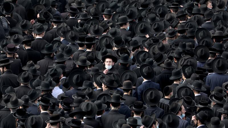 The strictly religious community makes up about 11 per cent of Israel’s 9.2 million people. Photograph: Abir Sultan/EPA