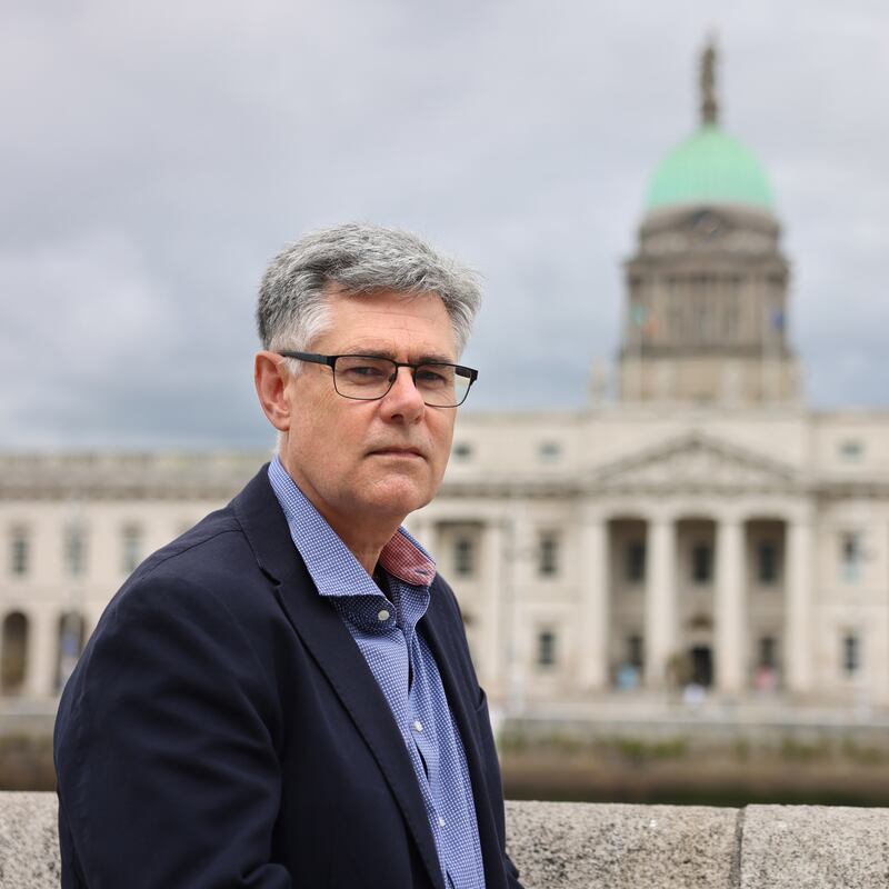 Stephen Connolly, nephew of Attorney General Patrick Connolly, sat beside Malcolm Macarthur at the 1982 All-Ireland hurling semi-final. Photograph: Dara Mac Dónaill