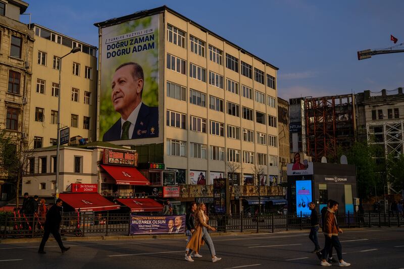 General elections will be held in Turkey on May 14th to elect a president and simultaneously to elect the members of parliament. Photograph: Sedat Suna/Shutterstock/EPA