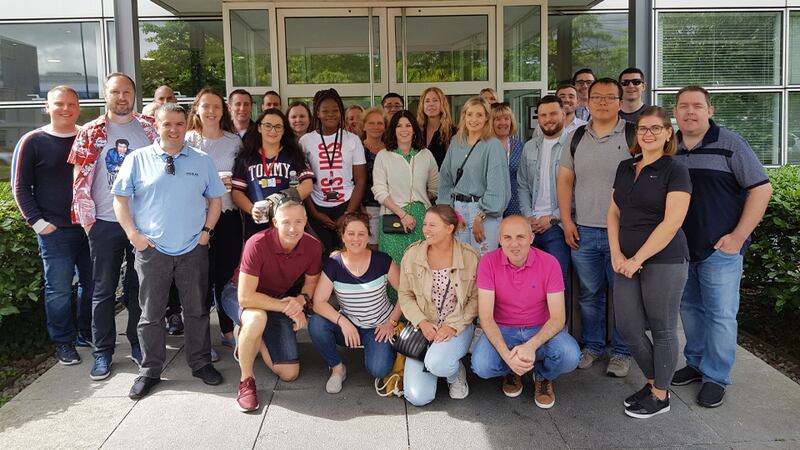 Cadence Ireland team photo before a group outing