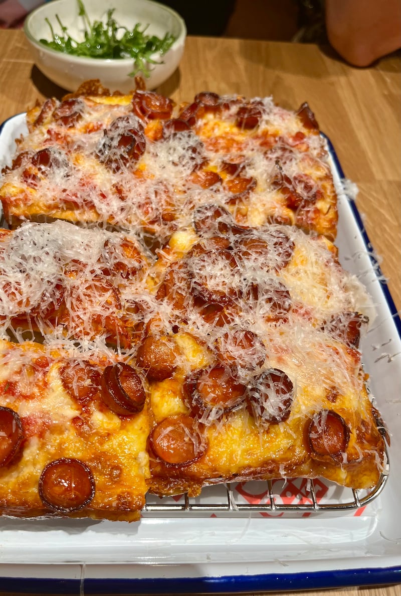 Pepperoni at Squaredish Pizza