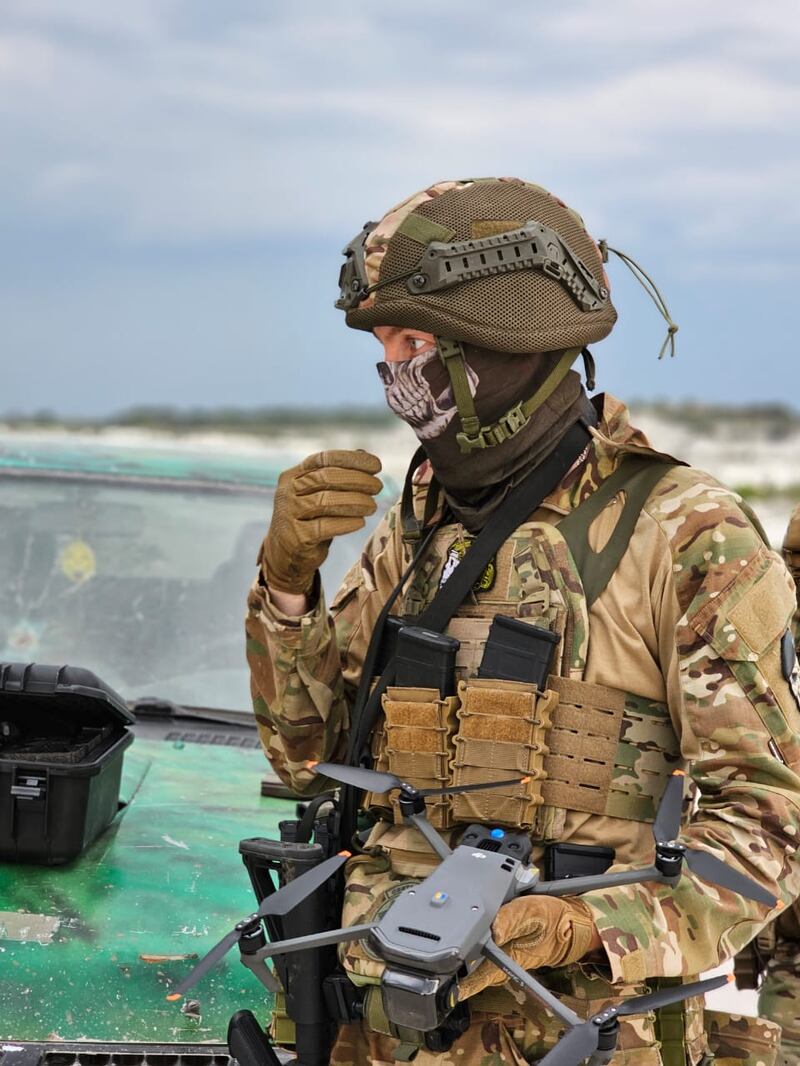 Former Laois resident ‘Maestro’ prepares to launch a drone in the Donetsk region of Ukraine