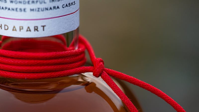 On each bottle of this rare liquid, you will find a “red thread of fate” tied around the bottle, a Japanese tradition that signifies the connection and a linked journey between two islands at far sides of the world
