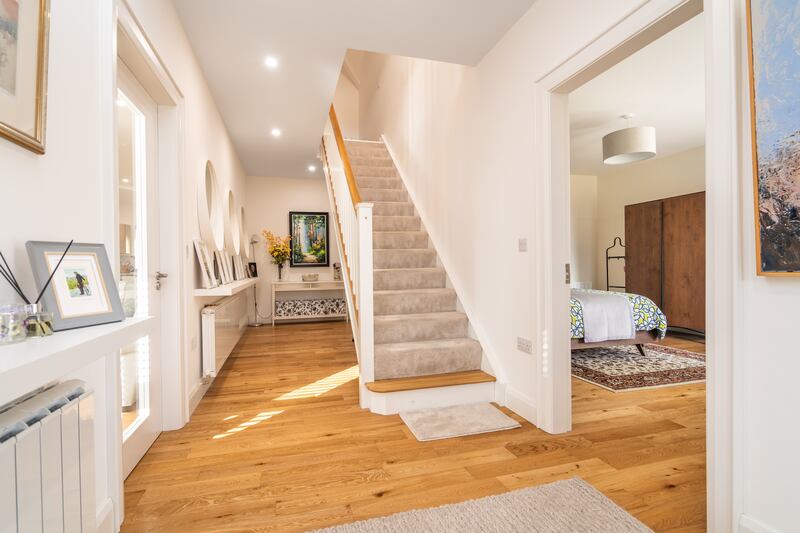 The entrance hall at Aghalattive, Ards, Creeslough 