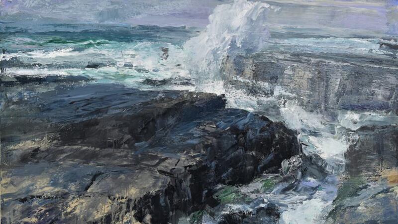 Detail from Ocean Memory II (2015) by Donald Teskey