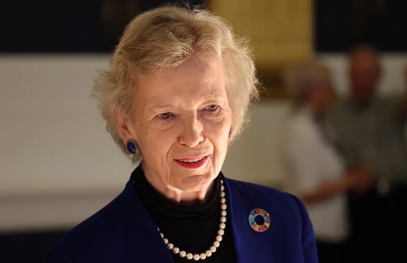 Former president of Ireland Mary Robinson, who was the first president of Cherish. Photograph: Nick Bradshaw 